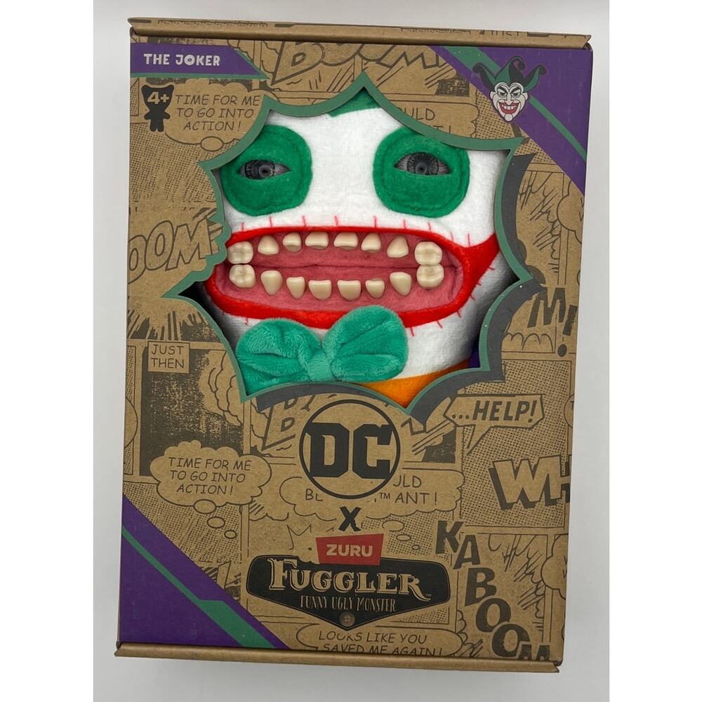 NEW Joker Fuggler x DC Funny Ugly Monster Plush RARE